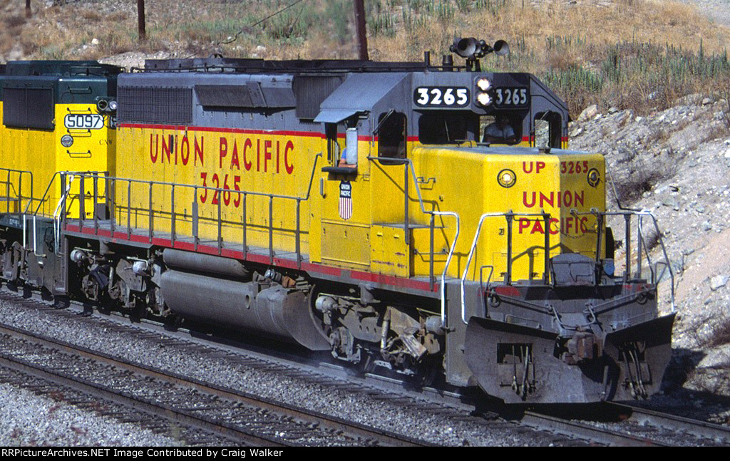 UP 3265 - Blue Cut, Cajon Pass, CA - 8/29/81